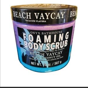 Onyx Bathhouse Foaming Body Scrub Beach Vacay w/ Coconut Oil
